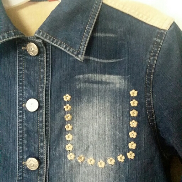 Liku Girls Denim and Corduroy Jacket - Picture 3 of 7